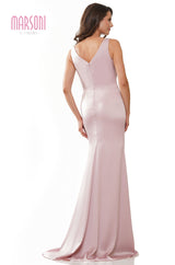 Marsoni by Colors -MV1233 Fit and Flare With Beaded Embelishment