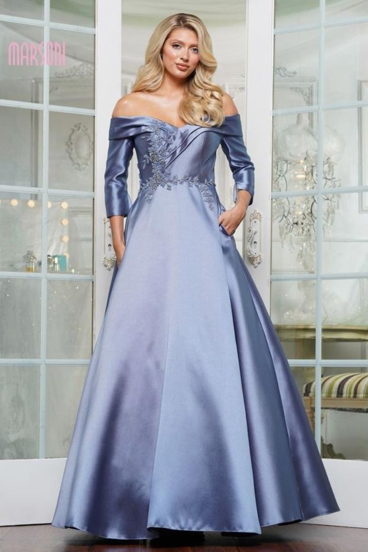 Colors Dress -MV1336 Embellished A-line Evening gown