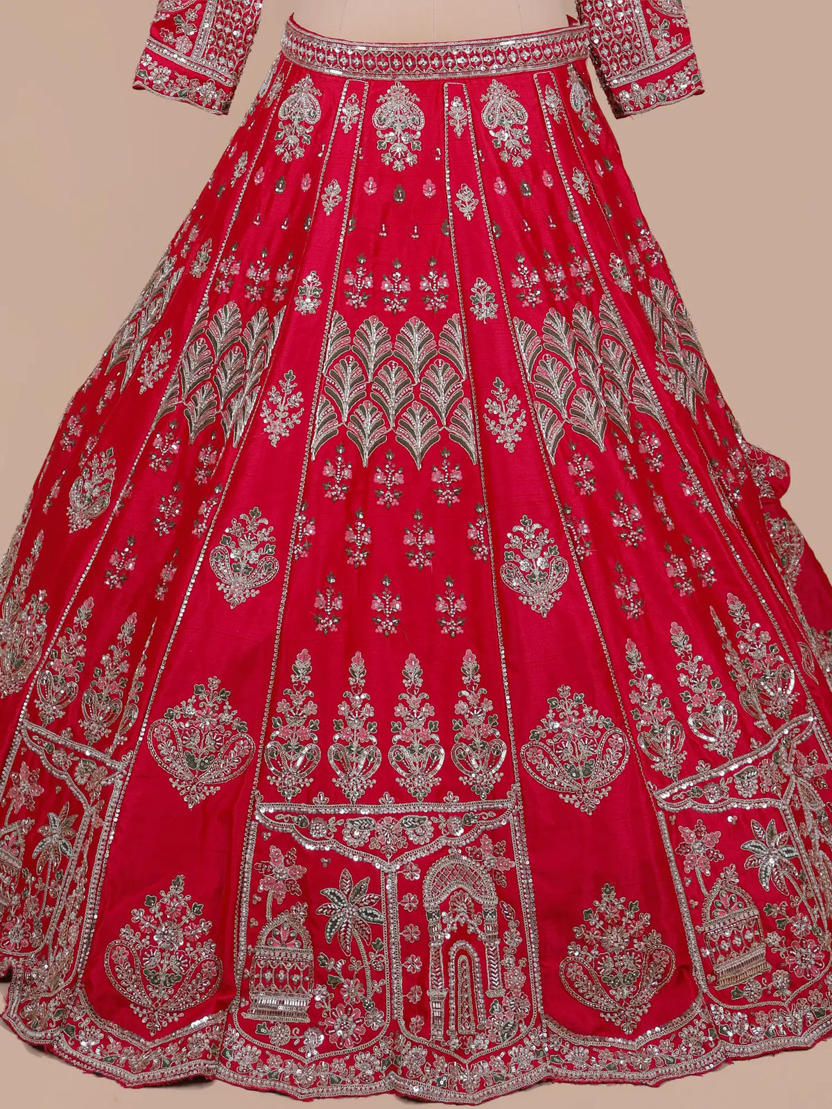 MyFashion KLS-2803 Wedding Wear Rani Silk Lehenga Online With Beads Work