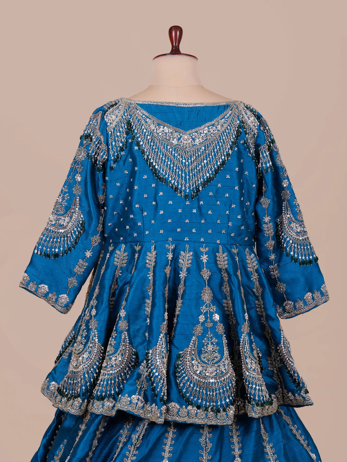 MyFashion KLS-2797 Designer Royal Blue Silk Lehenga With Heavy Work