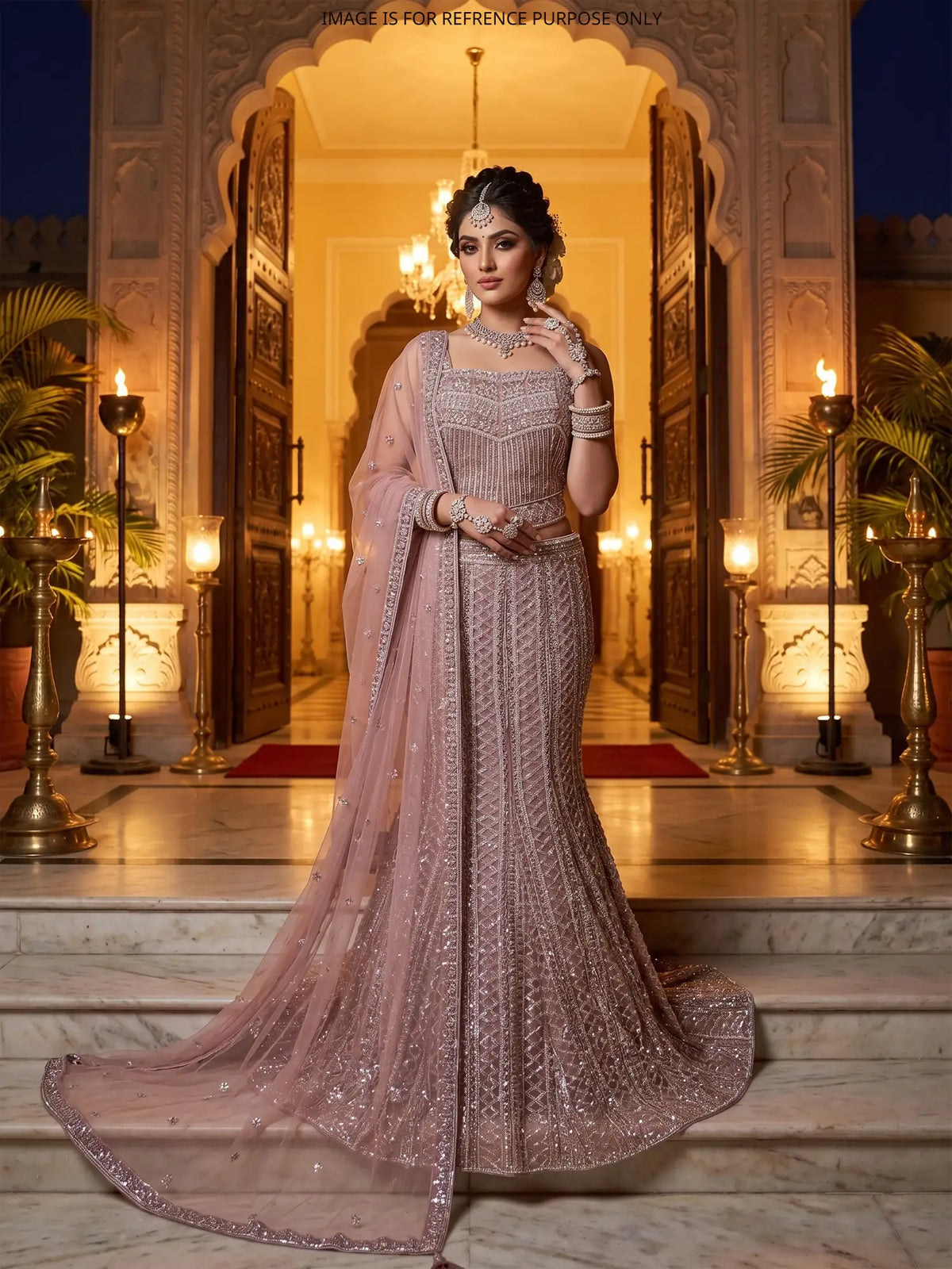 MyFashion KLS-2809 Fishcut Lehenga With Beads Work For Special Occasions