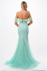 Aspeed Design -P2100 Off Shoulder Corset Mermaid Dress