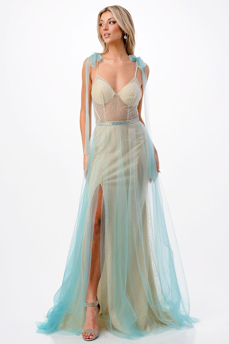 Aspeed Design -P2104 Sweetheart Mermaid Dress with Leg Slit