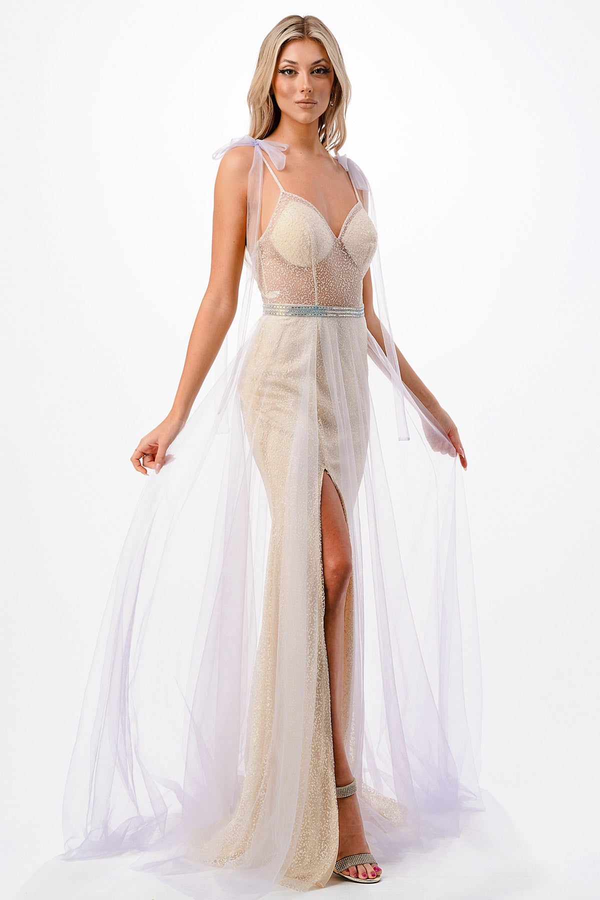 Aspeed Design -P2104 Sweetheart Mermaid Dress with Leg Slit