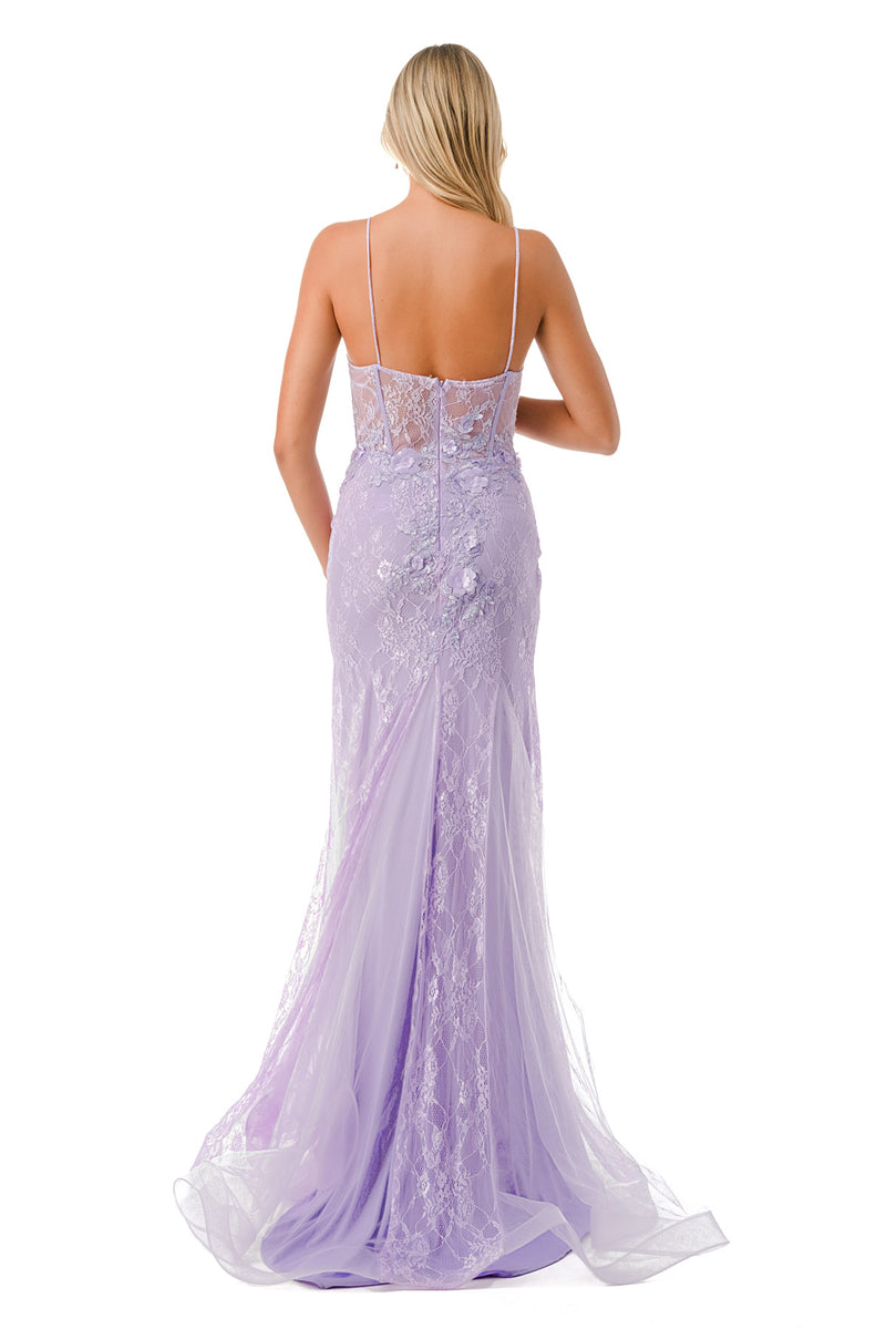 Aspeed Design -P2120 Corset Floral Mermaid Dress