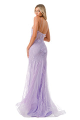 Aspeed Design -P2120 Corset Floral Mermaid Dress