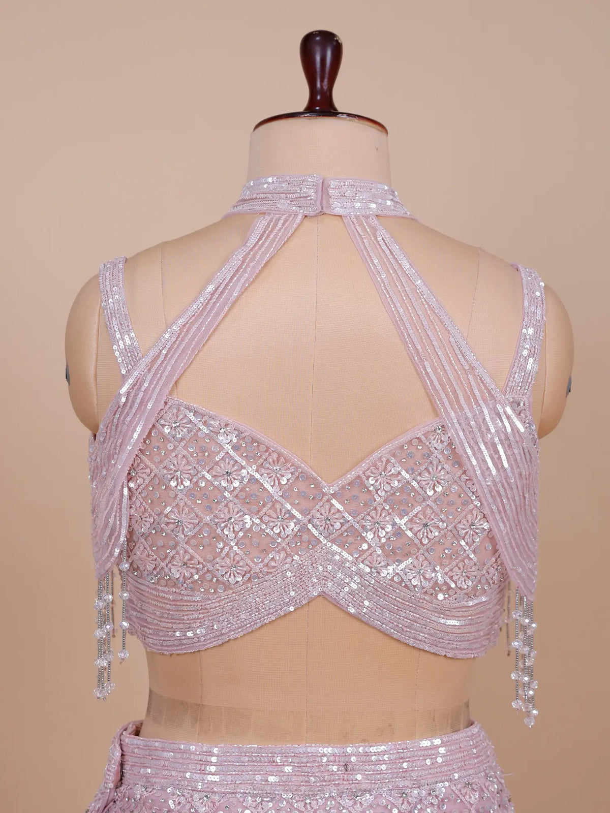 MyFashion KLS-2744 Trending Lavender Net Fishcut Lehenga With Sequins Work
