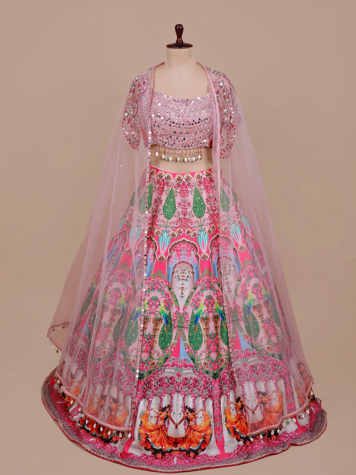MyFashion -KLS-2837 Banarasi Silk Printed Lehenga Choli For Weddings And Grand Celebrations