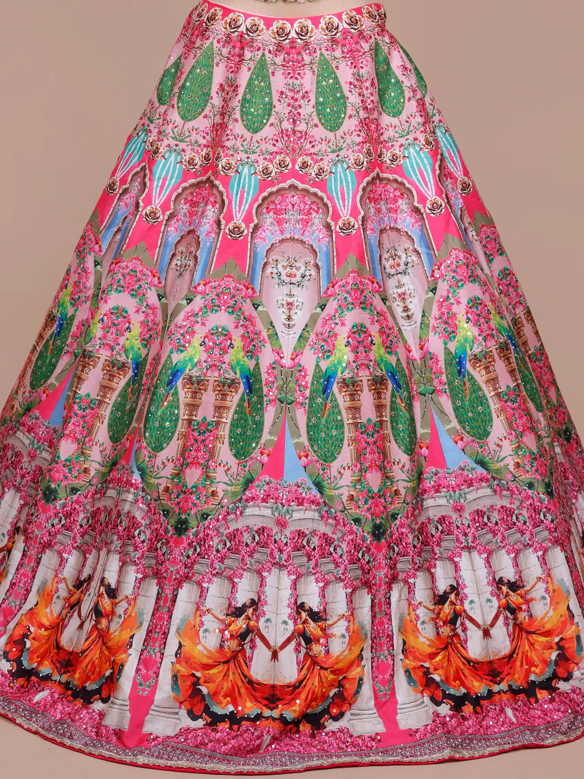 MyFashion -KLS-2837 Banarasi Silk Printed Lehenga Choli For Weddings And Grand Celebrations