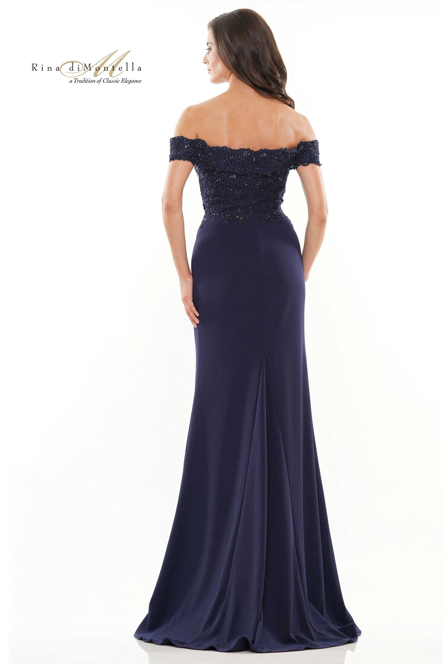 Rina Di Montella Embroidered Mother Of The Bride Gown -RD2728