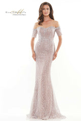 Rina Di Montella Fitted Sweetheart Column Gown -RD2736