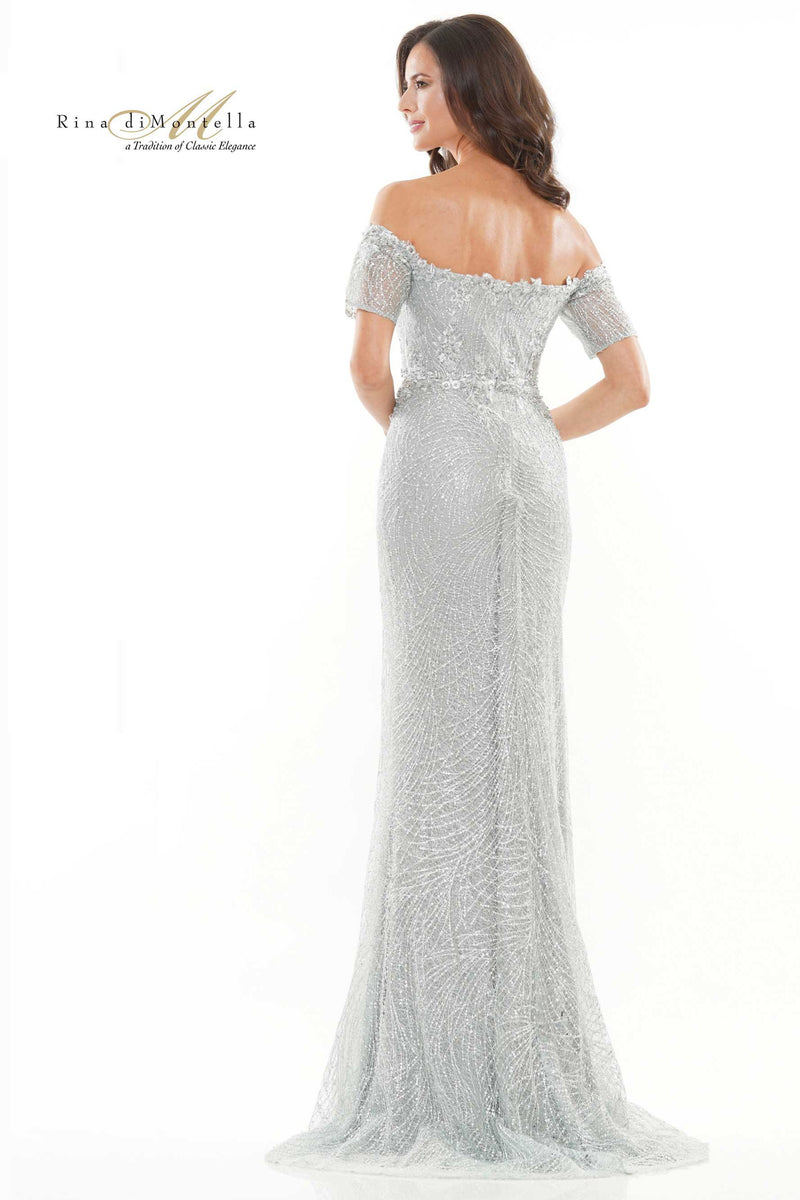 Rina Di Montella Fitted Sweetheart Column Gown -RD2736