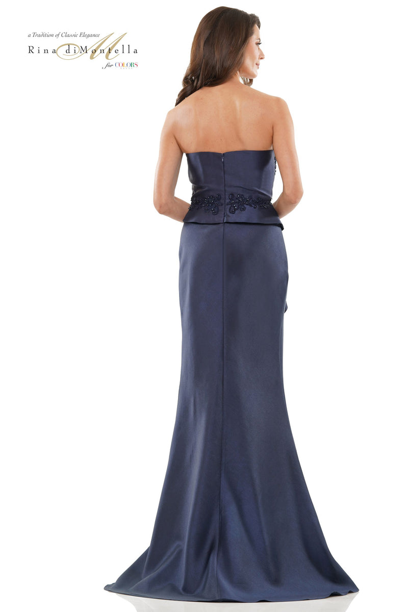 Rina Di Montella Fitted Sweetheart Sheath Evening Dress -RD2903