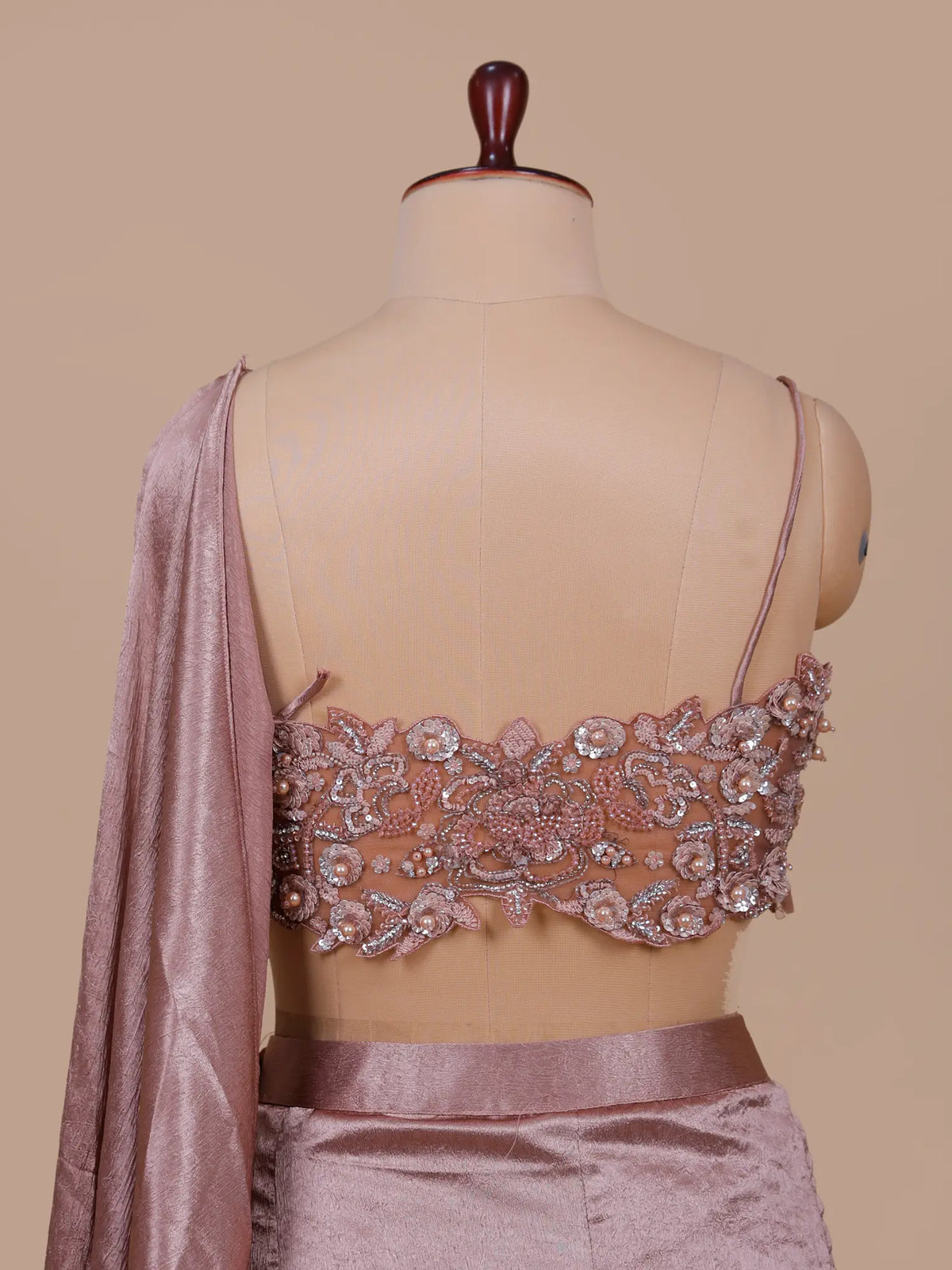 MyFashion KLS-2736 Rose Gold Silk Diamond Work Designer Lehenga Choli