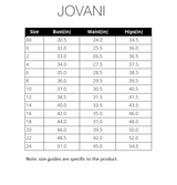 Low V Neck Fitted Dress By Jovani -07242