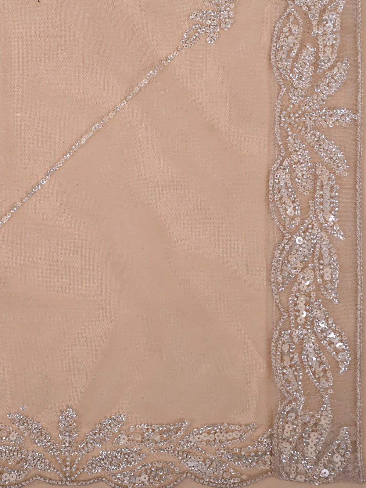 MyFashion KLS-2752 Champagne Net Fishcut Lehenga Online With Sequins Work