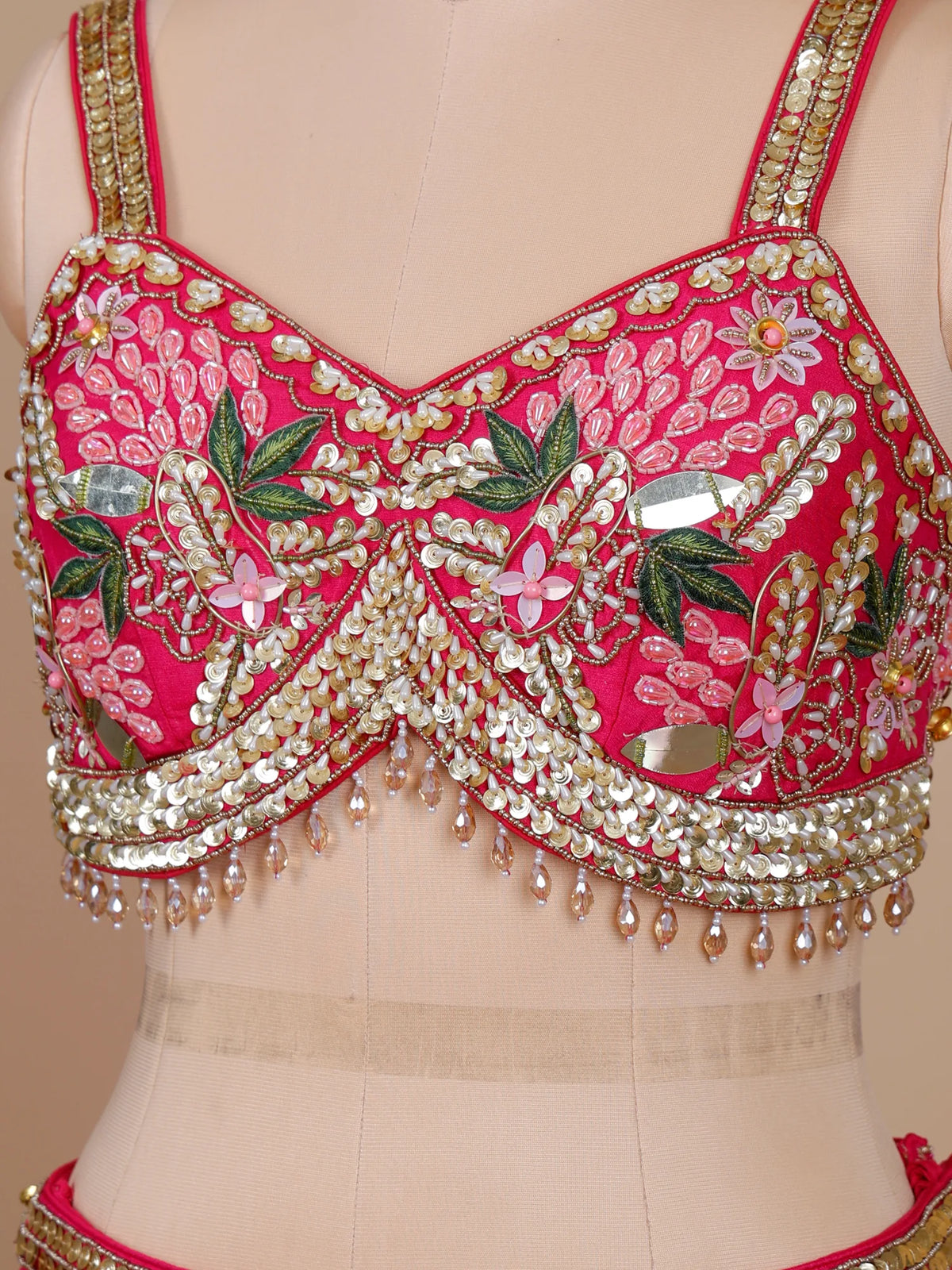 MyFashion KLS-2718 Pink Luxury Wedding Lehenga Heavy Designer Work