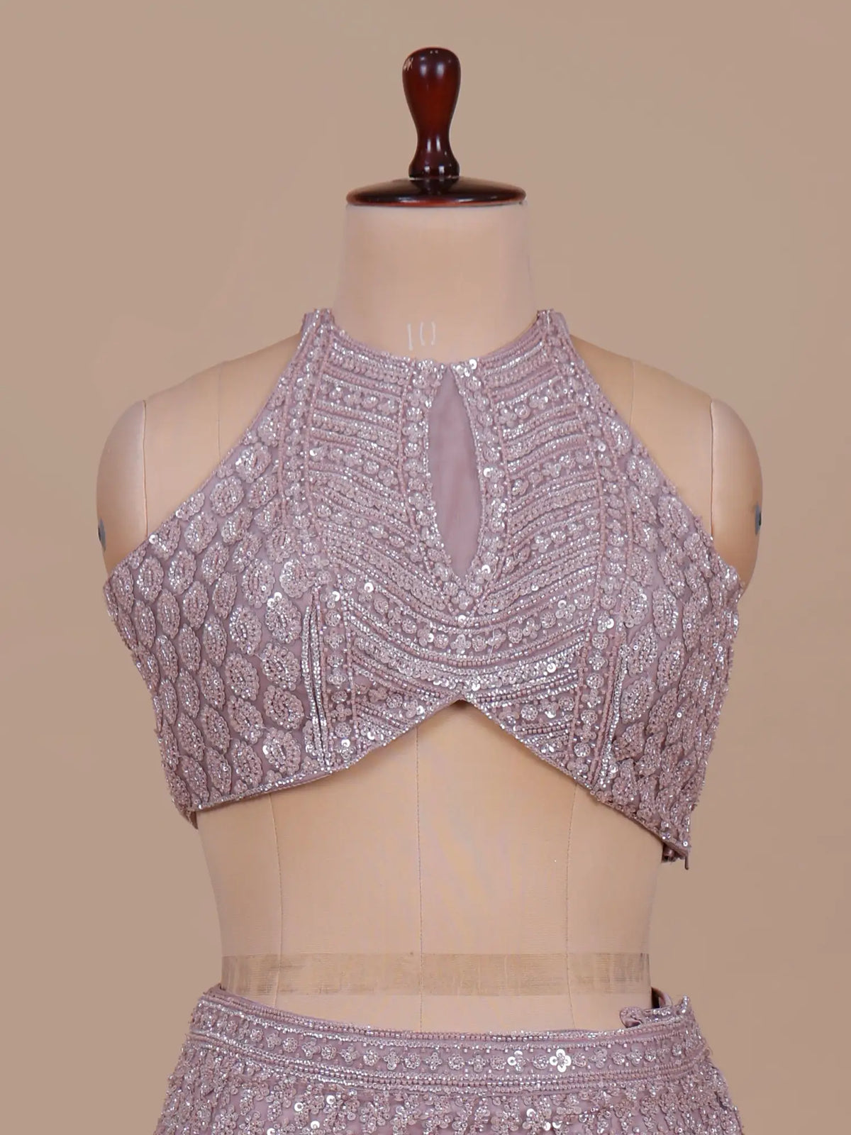 MyFashion KLS-2751 Lavender Fishcut Lehenga Choli With Beads Work
