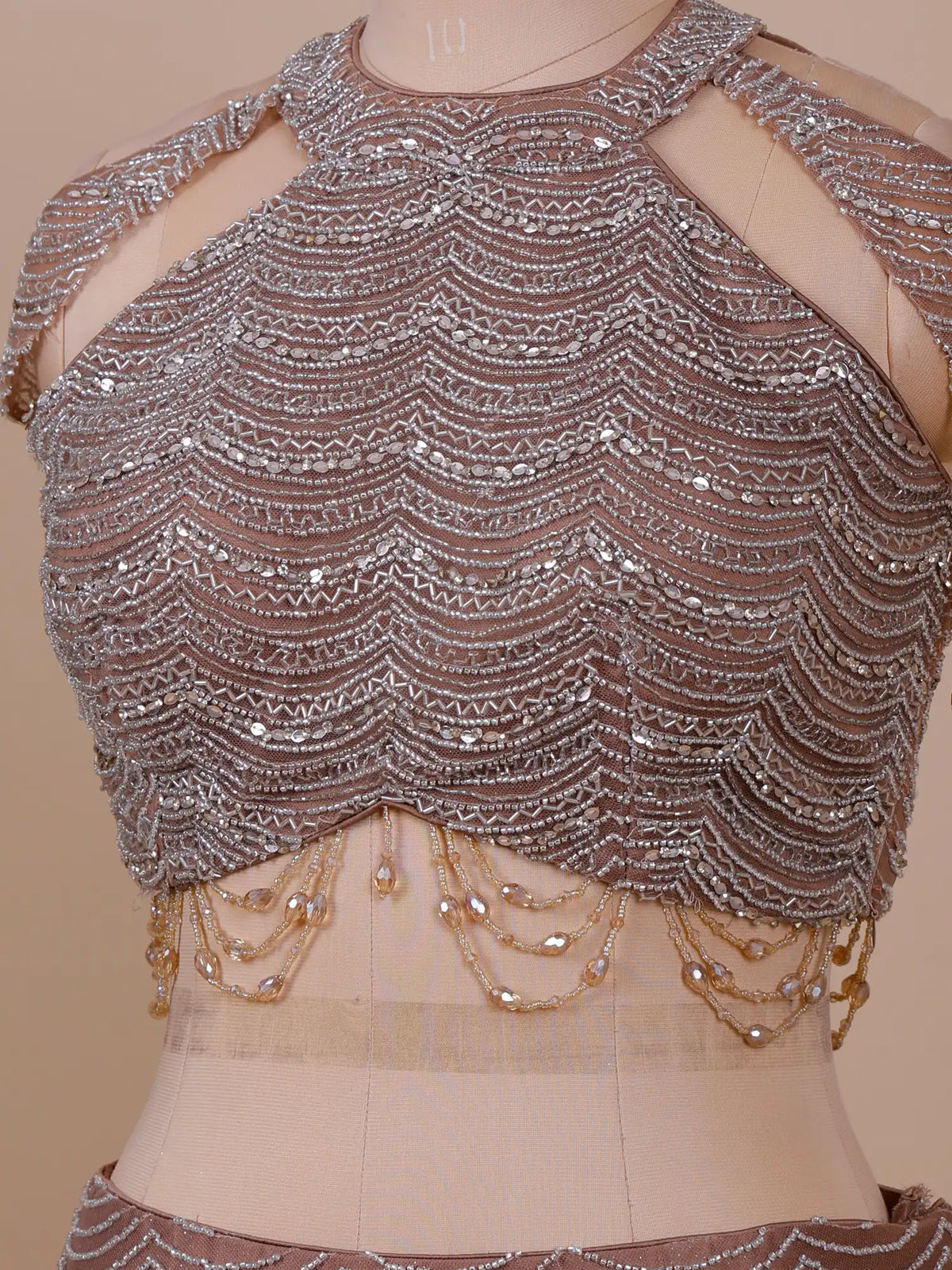 MyFashion KLS-2804 Wedding Wear Rani Silk Lehenga Online With Beads Work