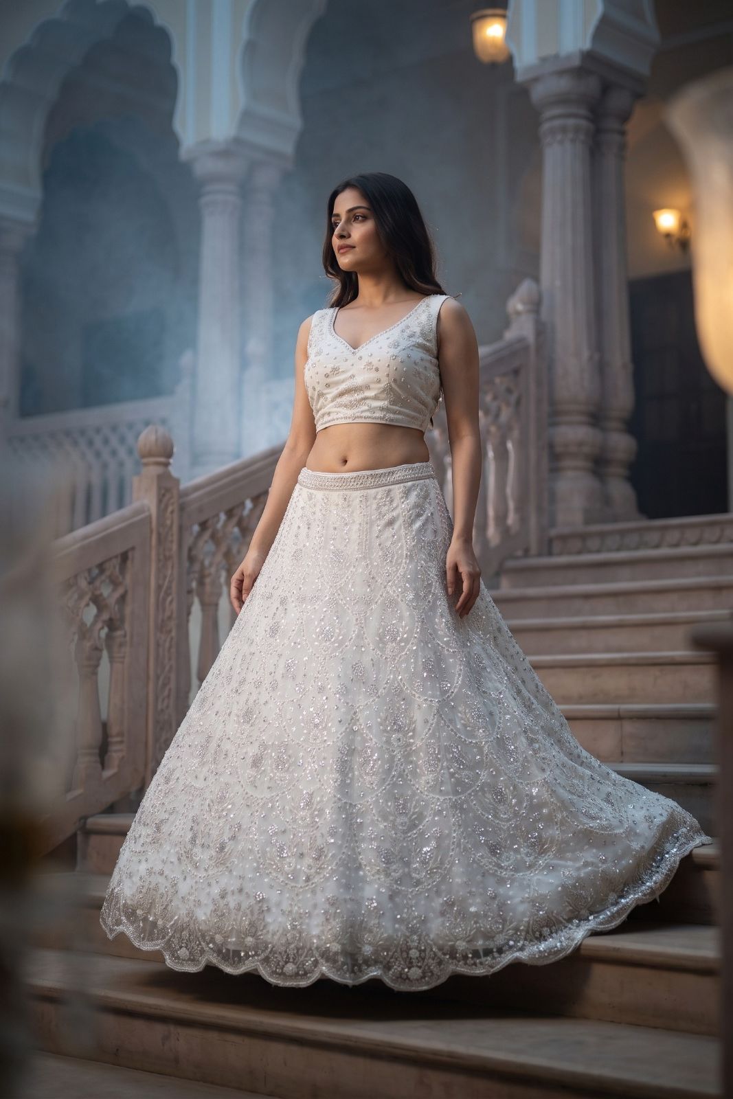 MyFashion -REET Amara Embellished Sequinned Stitched Lehenga Choli