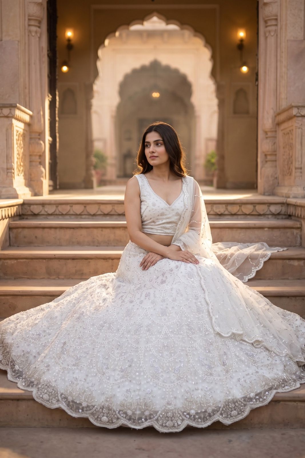 MyFashion -REET Amara Embellished Sequinned Stitched Lehenga Choli
