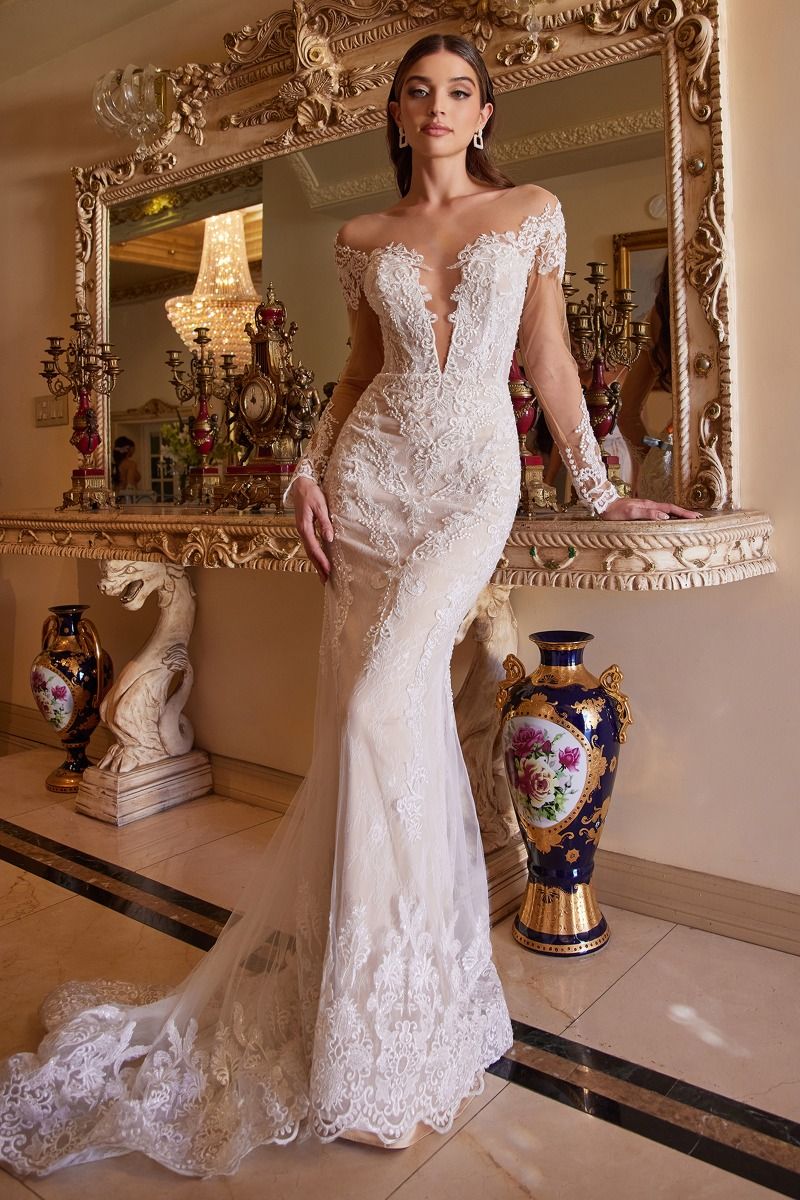 Bohemian Lace Mermaid Gown By Andrea And Leo -A1022