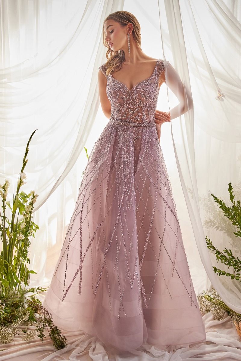 Gemma Jewel Beaded Ball Gown By Andrea And Leo -A1091