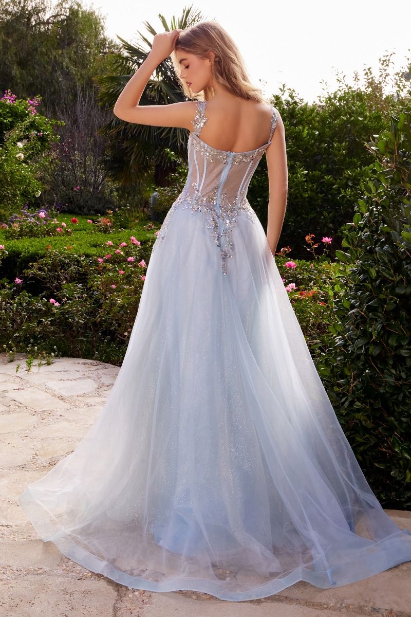 Andrea And Leo -A1258 Embellished Corset Bodice Tulle Ball Gown