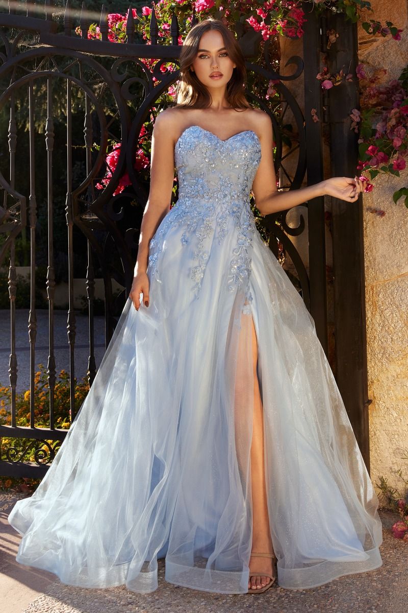 Andrea And Leo -A1339 Strapless Sweetheart Beaded Evening Dress