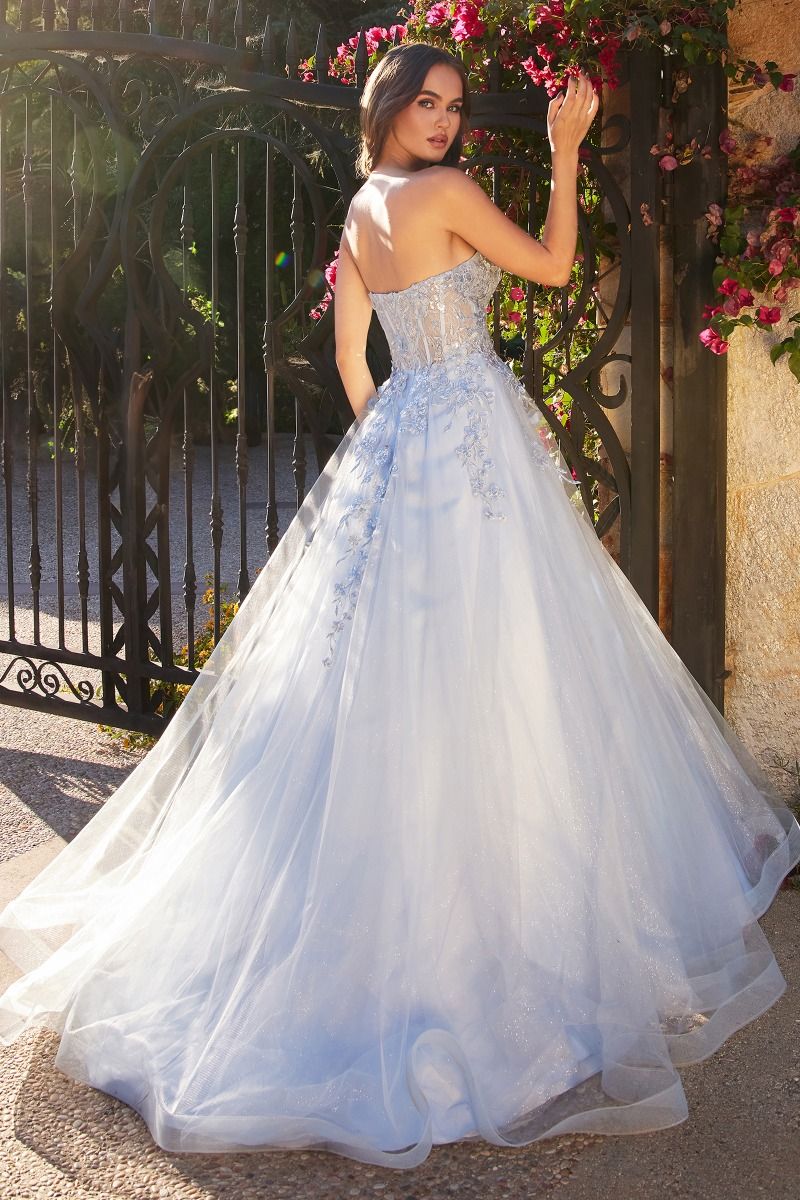 Andrea And Leo -A1339 Strapless Sweetheart Beaded Evening Dress
