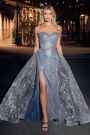 Strapless Glitter Mermaid Gown by Cinderella divine -CB129