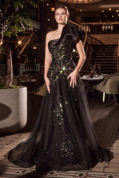 Cinderella Divine -CB157 Layered tulle & satin shoulder Ball Gown