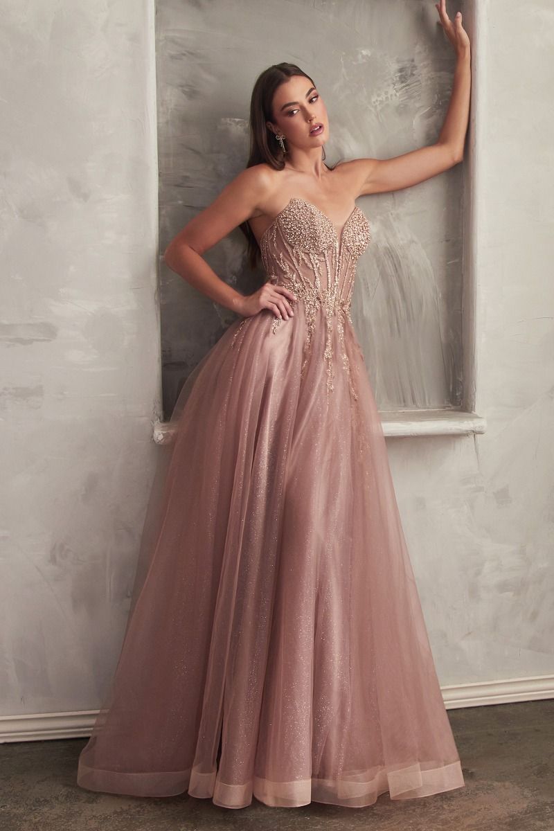 Cinderella Divine -CD0230 Strapless Ball Gown