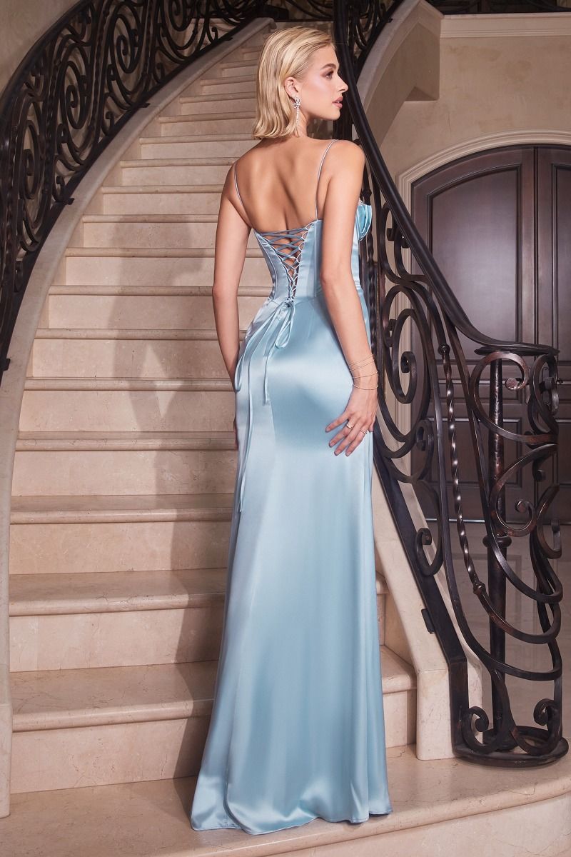 Cinderella Divine -CD306 Embellished Satin Corset Dress