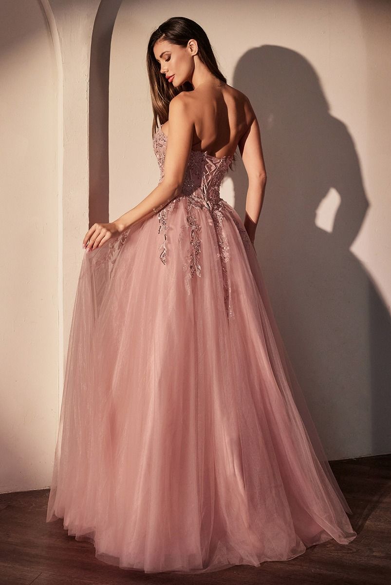 Cinderella Divine -CDS536 A-line Strapless Sweetheart Ball Gown