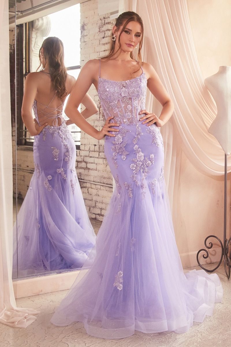 Cinderella Divine -D145 Embellished Mermaid Dress