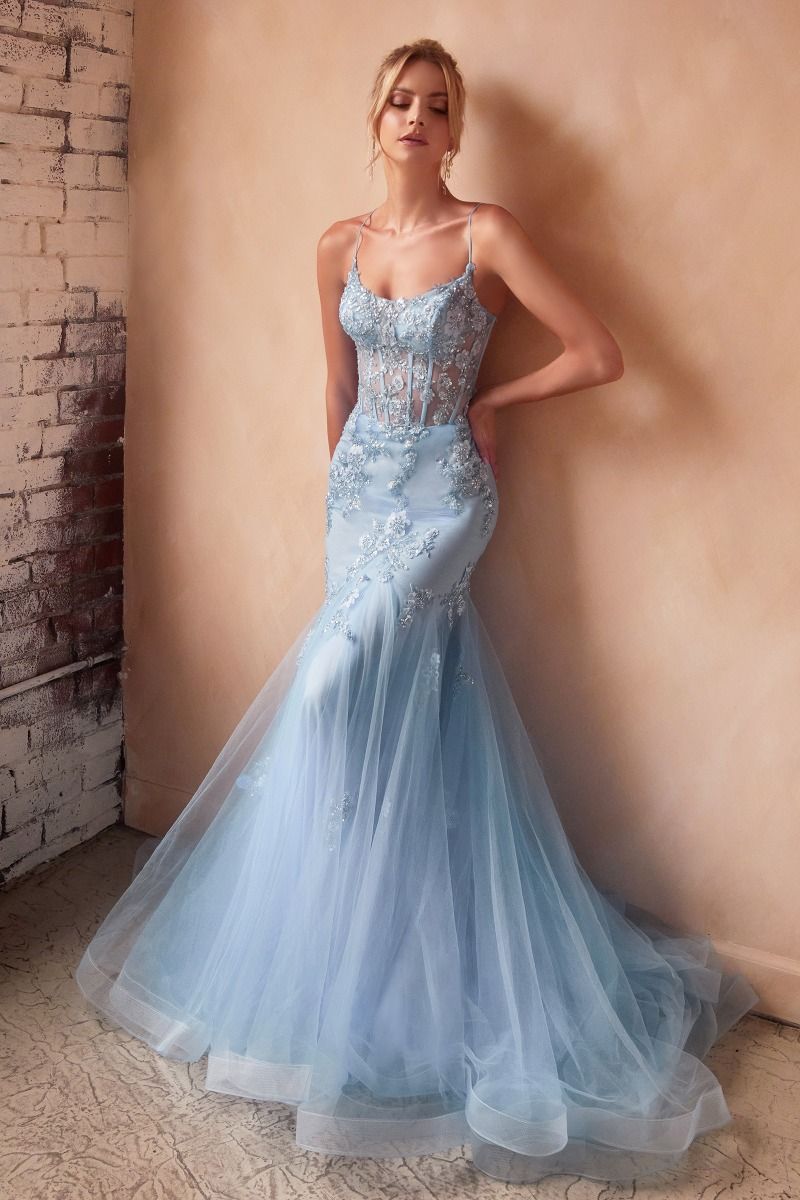 Cinderella Divine -D145 Embellished Mermaid Dress
