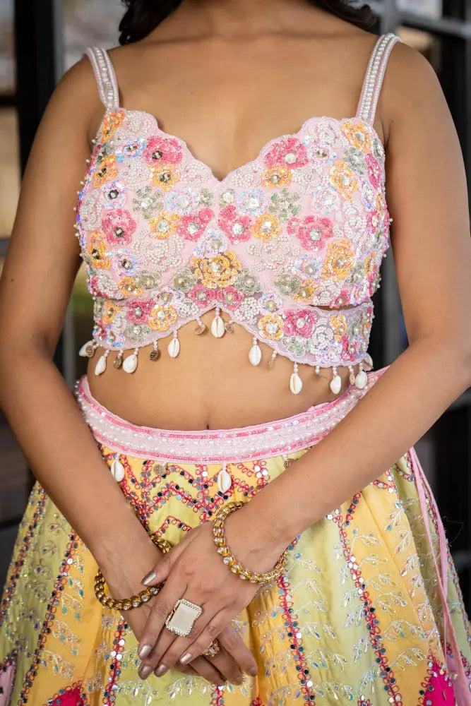 MyFashion -KLS-1185 High-Fashion Silk Lehenga In Multi Colour For Grand Events