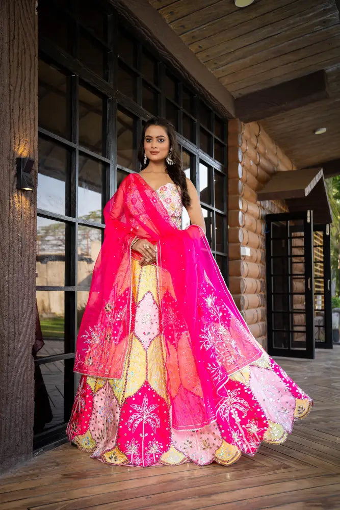 MyFashion -KLS-1185 High-Fashion Silk Lehenga In Multi Colour For Grand Events
