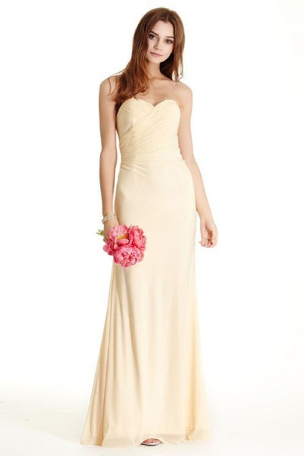 Aspeed Design -L1693 Strapless Sweetheart Column Dress