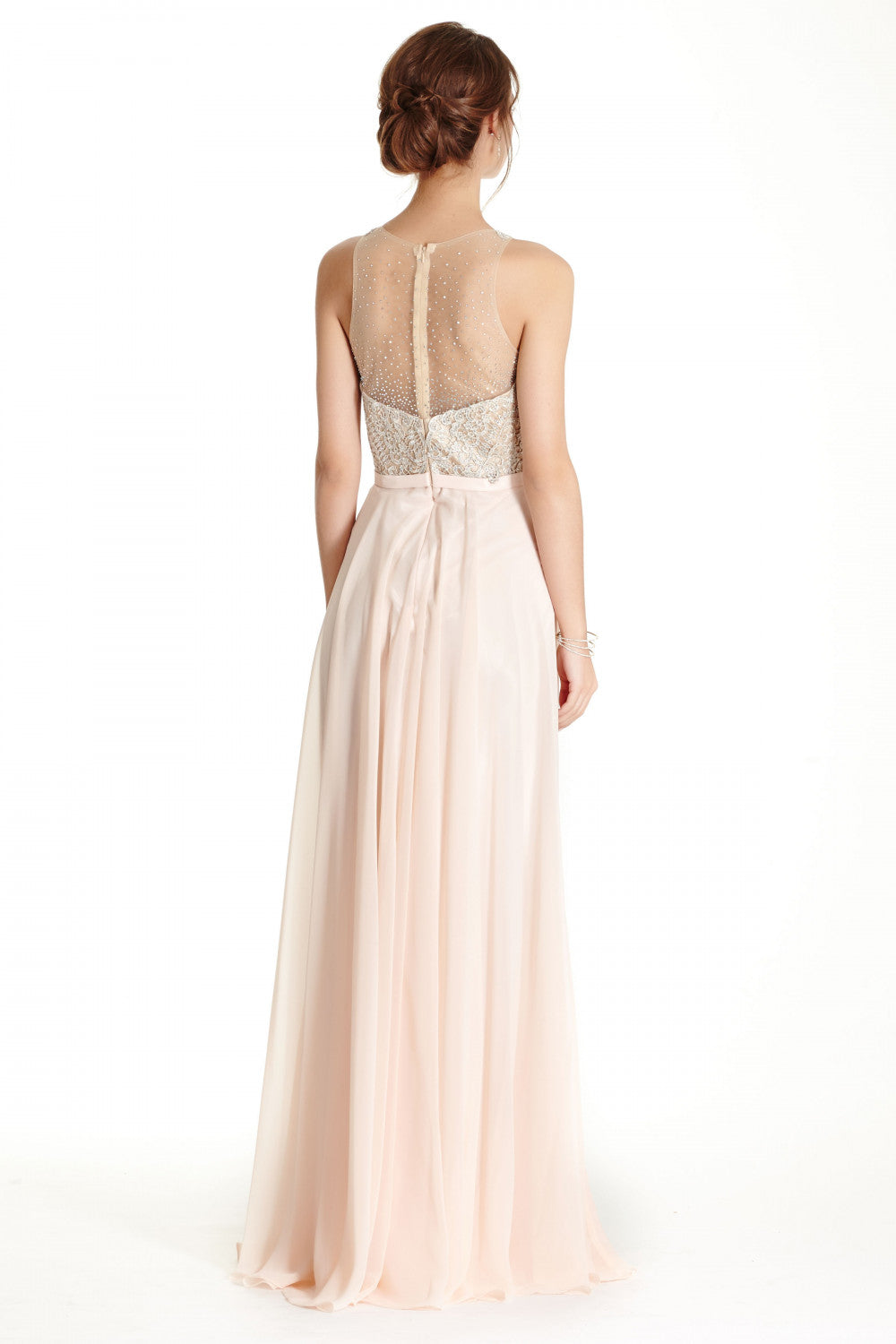 Aspeed Design -L1793 Lace Bodice A-Line Evening Dress