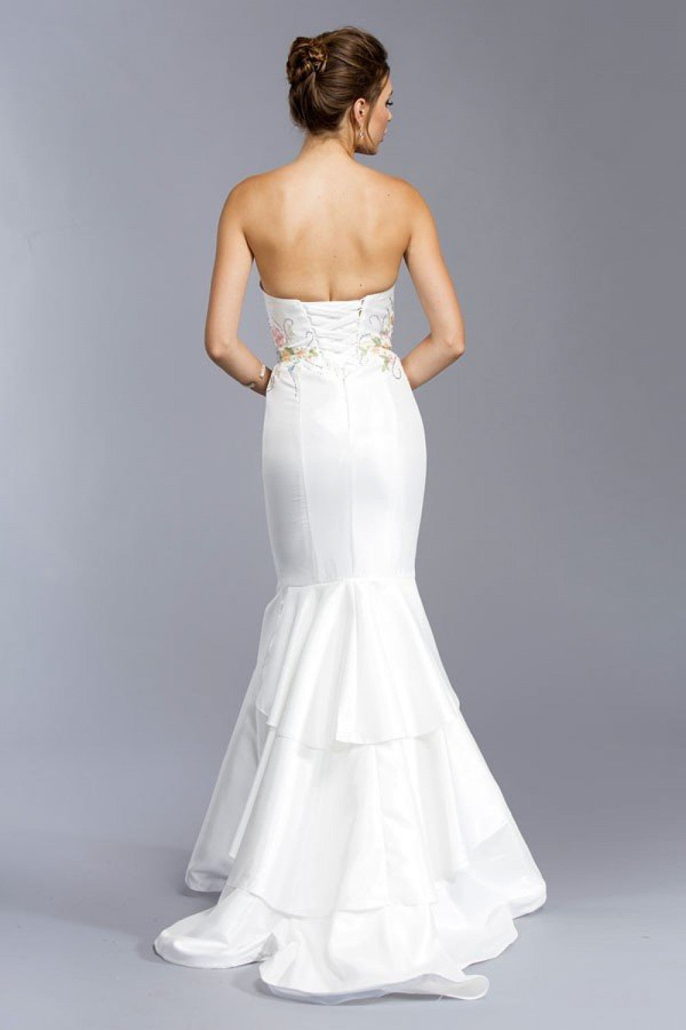 Aspeed Design -L1914 Strapless Embroidered Mermaid Bridal Dress
