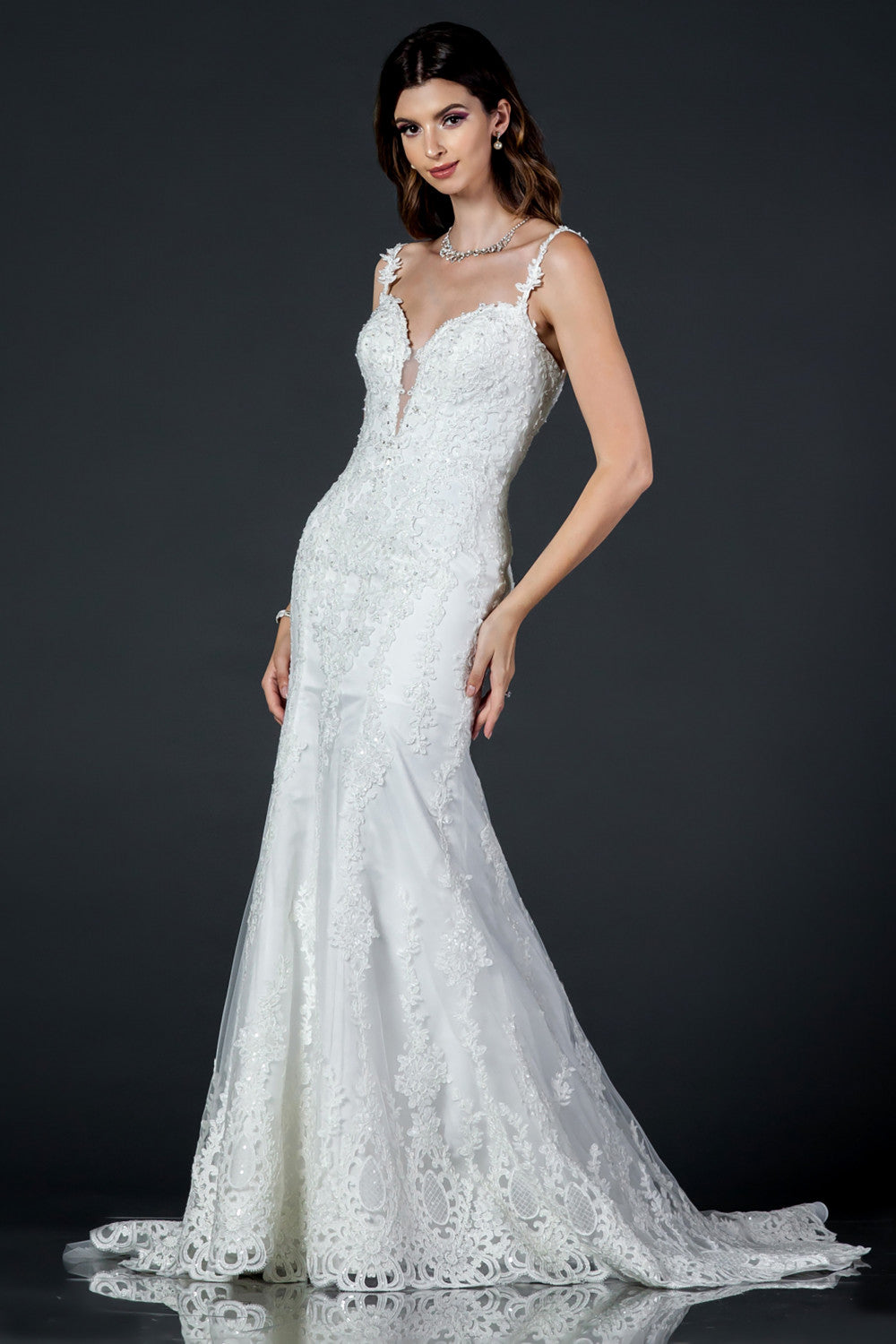 Aspeed Design -MS0009 Sweetheart Trumpet Bridal Gown