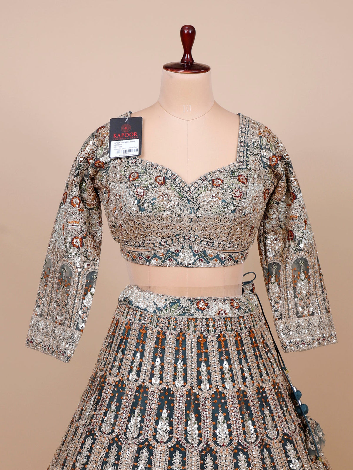 MyFashion KLS-2122 Elegance Net Multi-Thread Embroidery & Jarkan Lehenga
