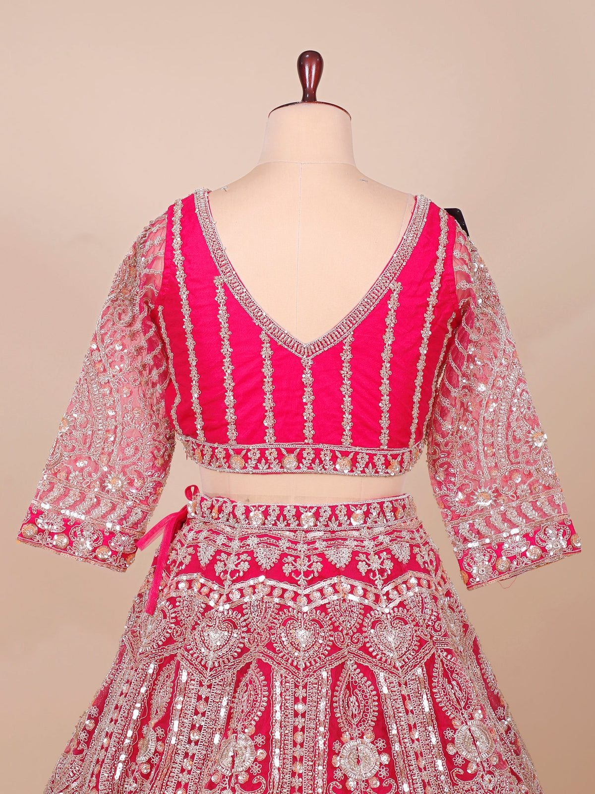 MyFashion KLS-2124 Pink Radiance Handcrafted Heritage Lehenga