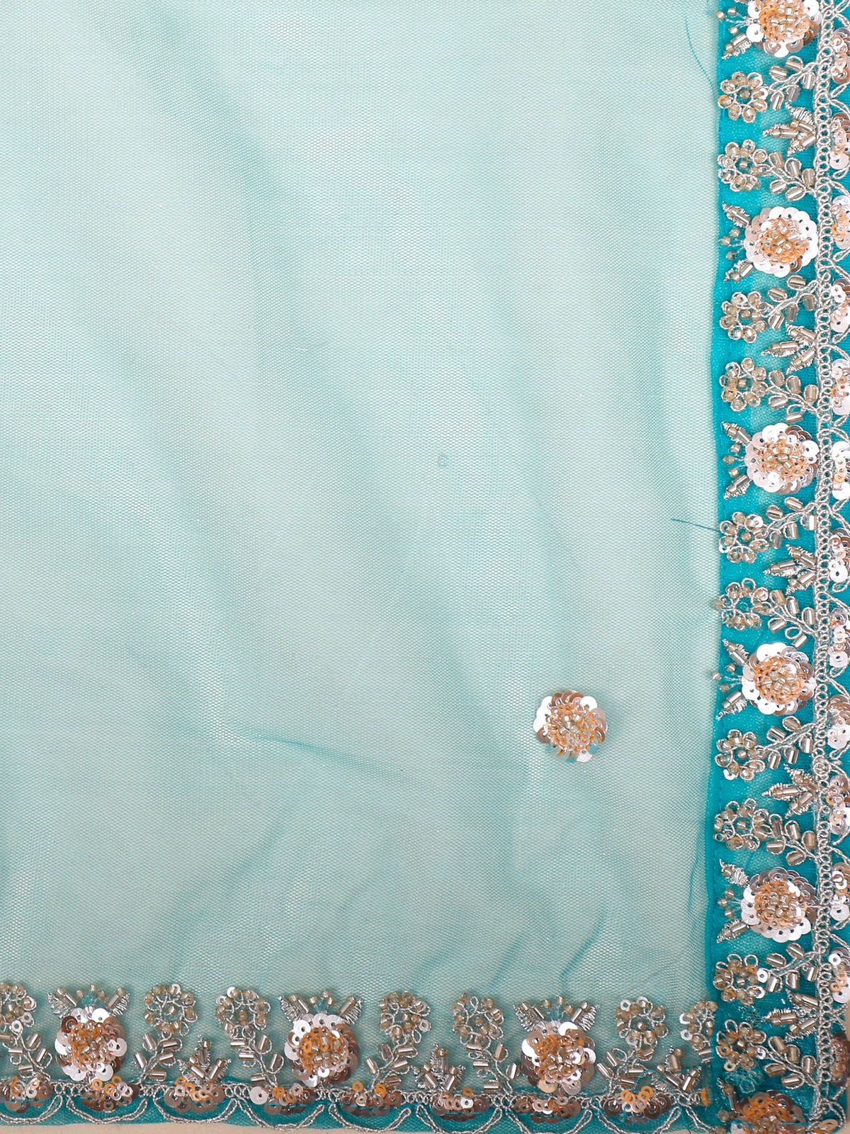 MyFashion KLS-2125 Blue Sapphire Thread Embroidery Lehenga with Sequence