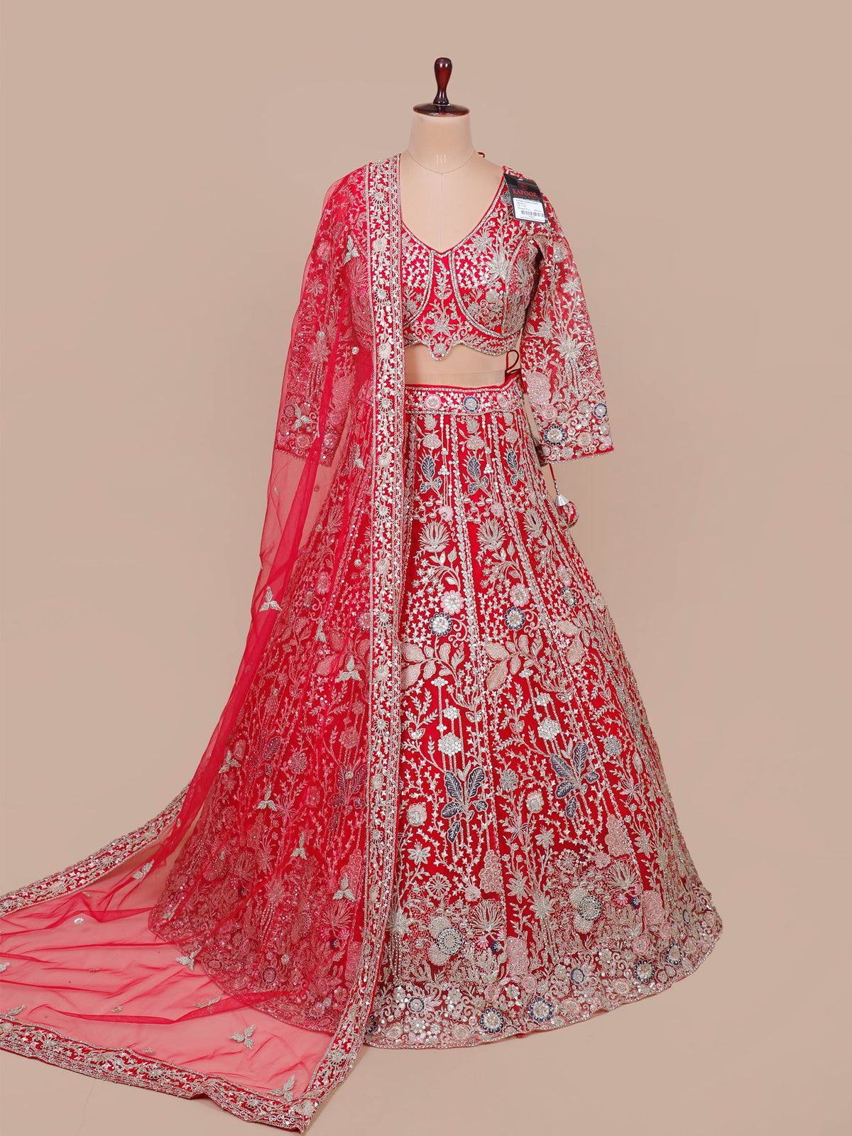 MyFashion KLS-2128 Magenta Aura Hand Embroidered Luxury Lehenga