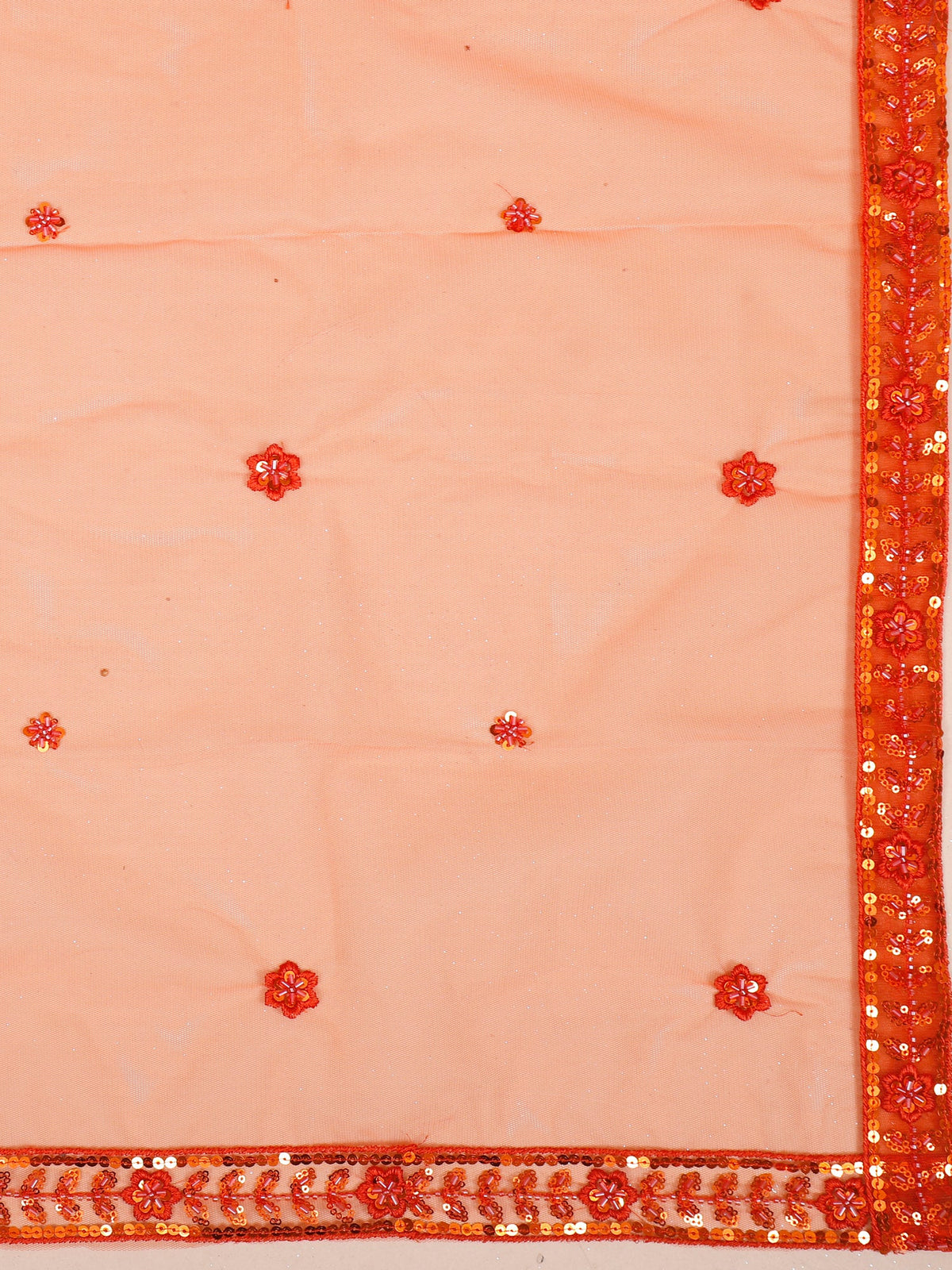 MyFashion KLS-2132 Red Inferno Royale Jarkan Sequence Luxury Lehenga