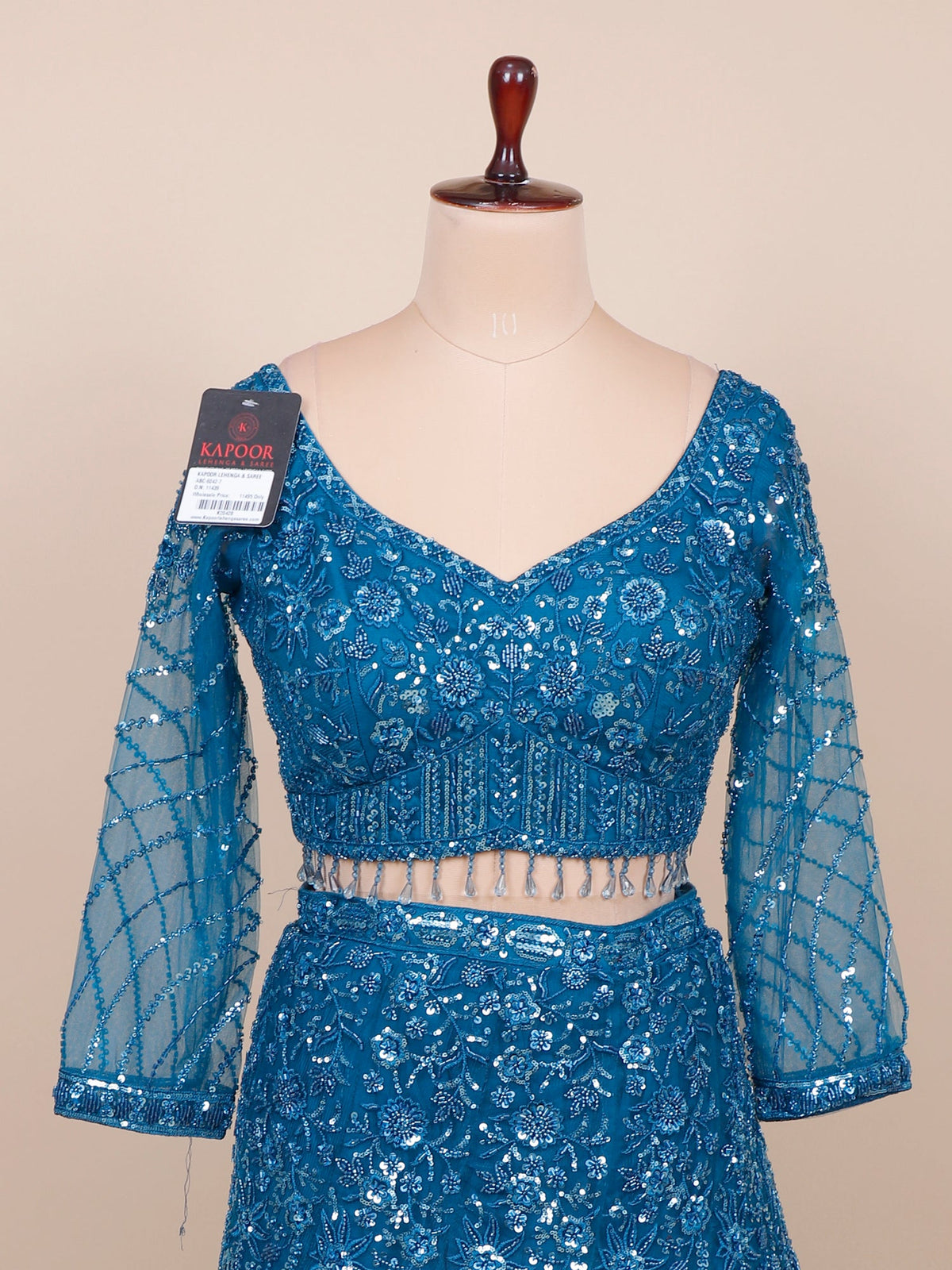 MyFashion KLS-2133 Royal Blue Midnight Throne Jarkan Sequence Lehenga