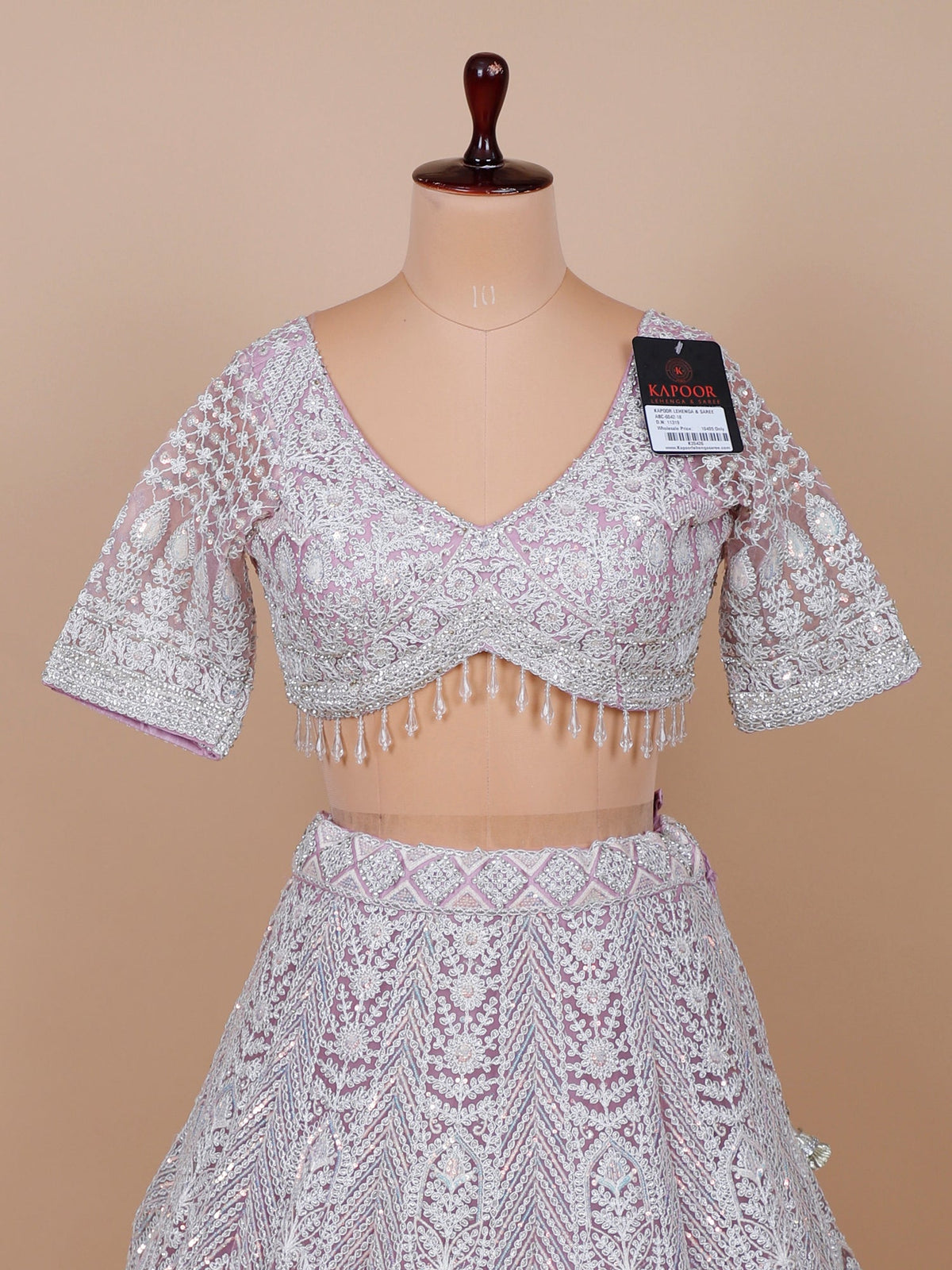 MyFashion KLS-2137 Designer Baby Pink Bridal Lehenga With Net & Jarkan